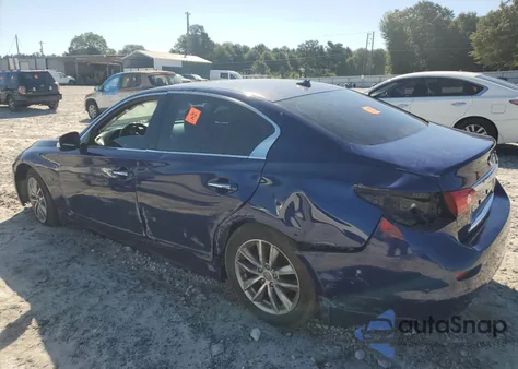 2014 Infiniti Q50 Base from USA, damaged, VIN JN1BV7APXEM682189